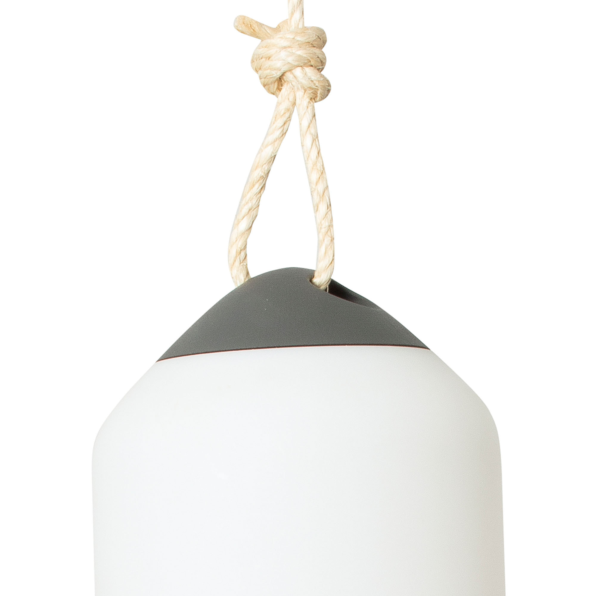 SAIGON OUT R17 Lampe portable et suspension grise/blanc mat hole cap