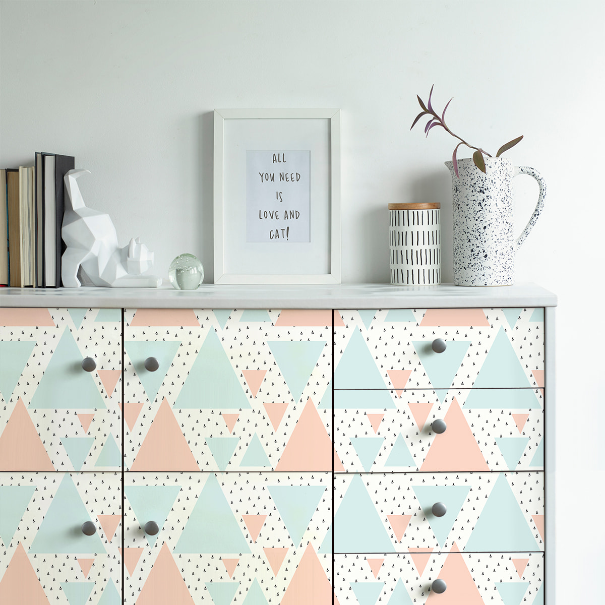 Sticker meuble scandinave riemeen 60 x 90 cm