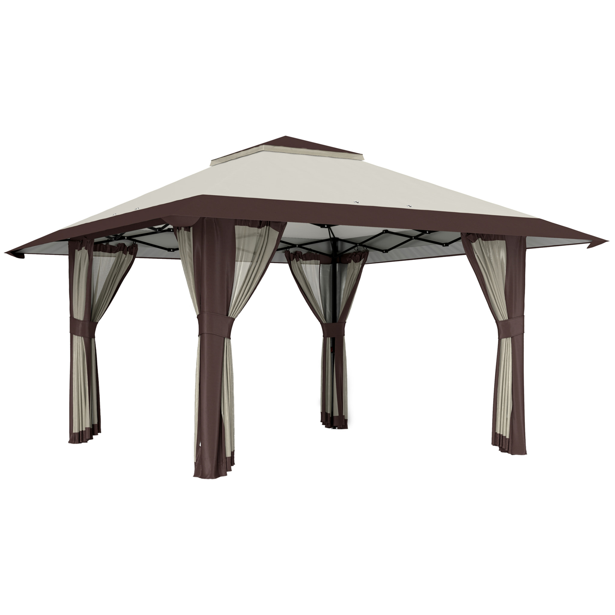 Tonnelle barnum pliable pop-up sacs de lestage et transport inclus