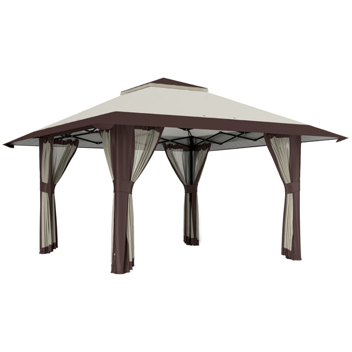 Tonnelle barnum pliable pop-up sacs de lestage et transport inclus