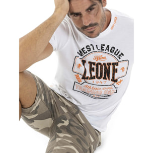 Bermuda cargo da uomo in twill Leone Military 1947