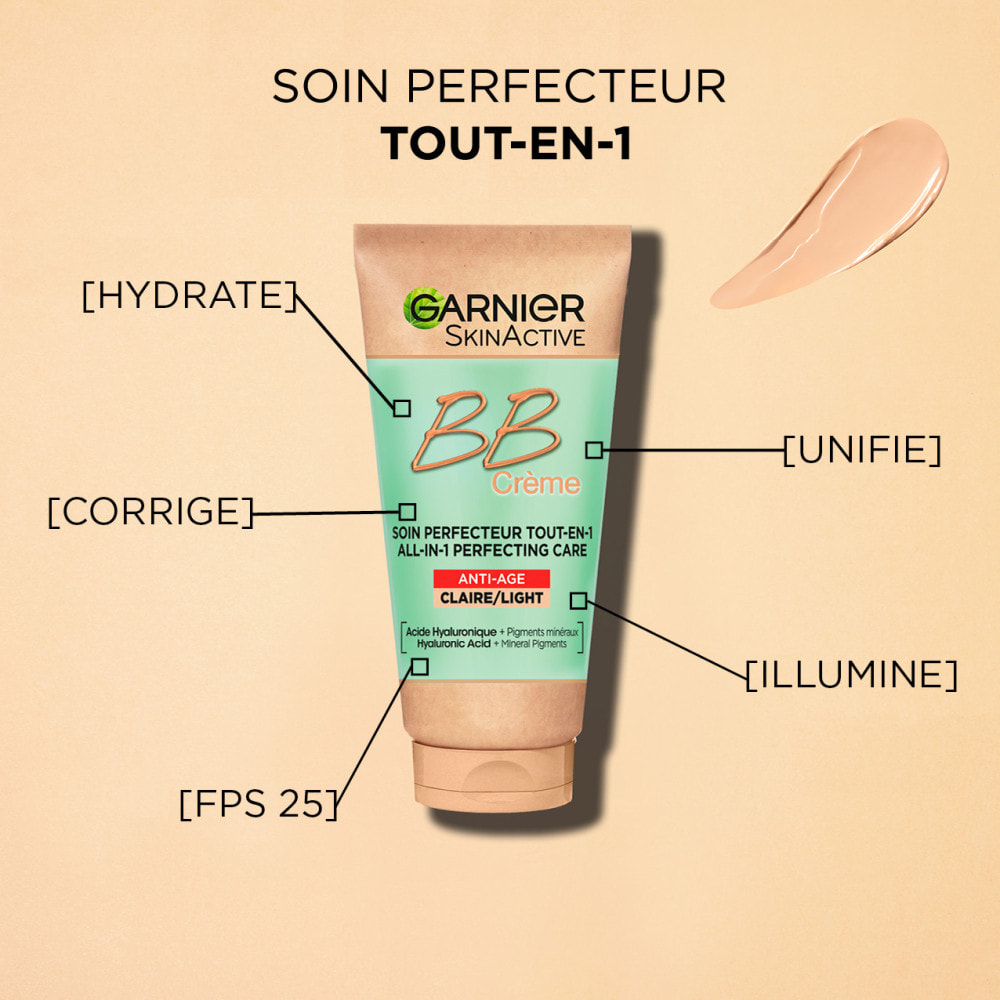 Garnier BB Crème 5-en-1 Anti-âge Teinte Claire