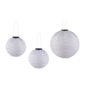 Lampion solaire - lot de 3