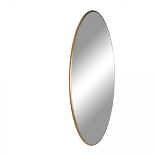 Jersey - Miroir rond en métal ø60cm : Couleur - Laiton.