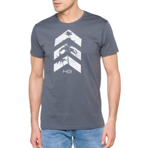 Camiseta de algodón 150 gr Hot Buttered Arrow Color Gris