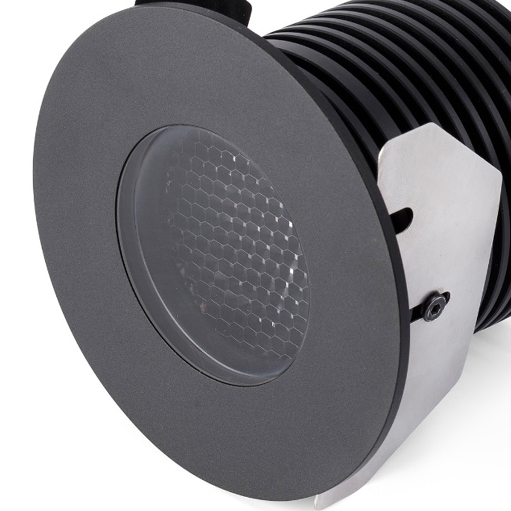 GRUND LED Lampe encastrable noire 7W 2700K