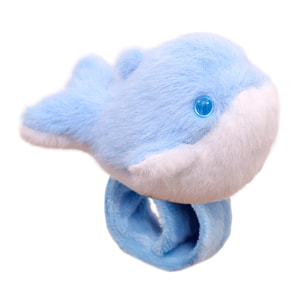 Peluche extra morbido e soffice. Design ballerina blu con meccanismo arrotolabile. 14 cm.