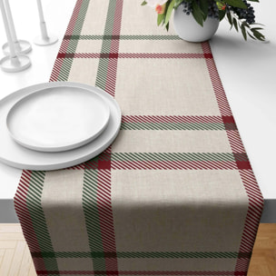 Chemin de table en velours Cuadros Navidad
