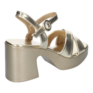 Sandalia de Tacón para Mujer Comodas y Elegantes, Diseño Moderno con Tiras Cruzadas en la Pala