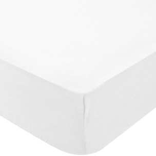 Drap housse bio bébé - Blanc