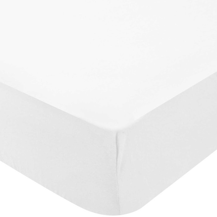 Drap housse bio bébé - Blanc