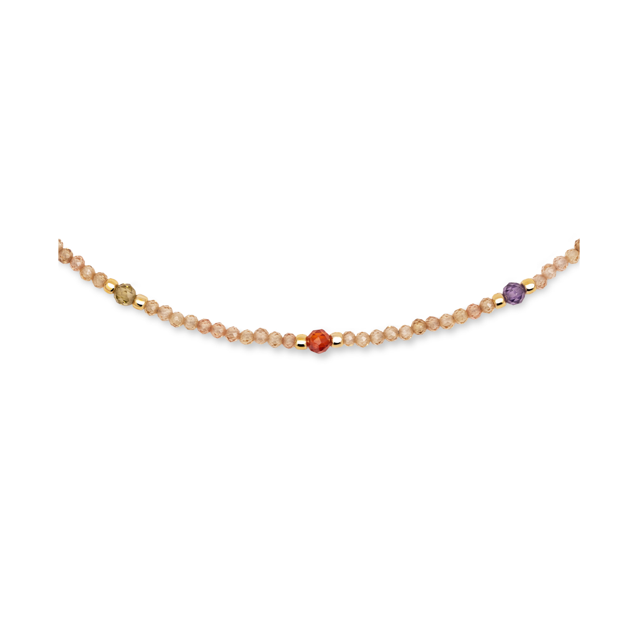 Collar Glam Acero Baño Oro