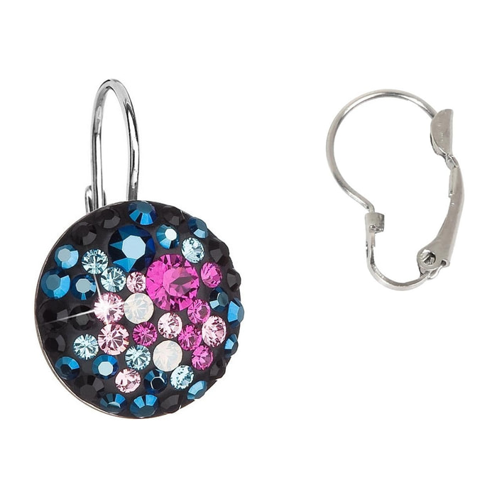 Pendientes Round Brillantin adornado con cristales de Swarovski