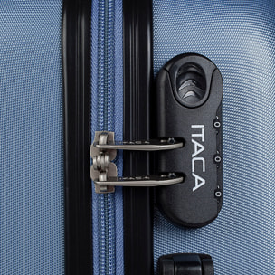 Juego De Maletas Rígidas Abs Itaca Sevron Azul Zafiro