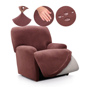 Funda TERCIOPELO ANTIMANCHAS Multi elástica para RELAX PIES JUNTOS modelo VERONICA