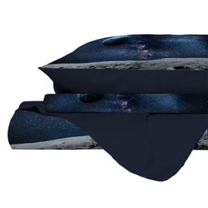 PARURE COPRIPIUMINO GOODNIGHT MATRIMONIALE - STAMPA DIGITALE 100% Microfibra