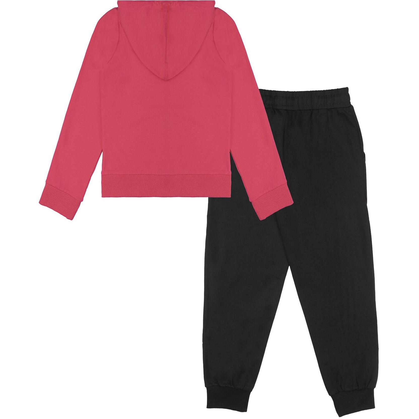 Tuta da bambina in cotone non garzato Leone Sporty