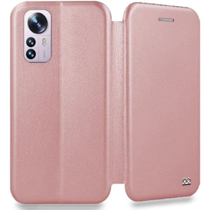 Etui IBROZ Xiaomi 12 Pro Etui Cuir Rose Gold