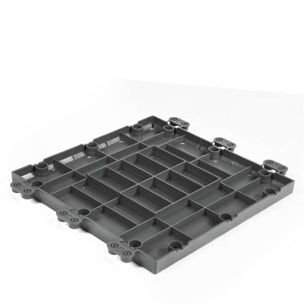 Pack 9 Baldosas Clickfloor Pizarra Lop 30x30cm Antracita