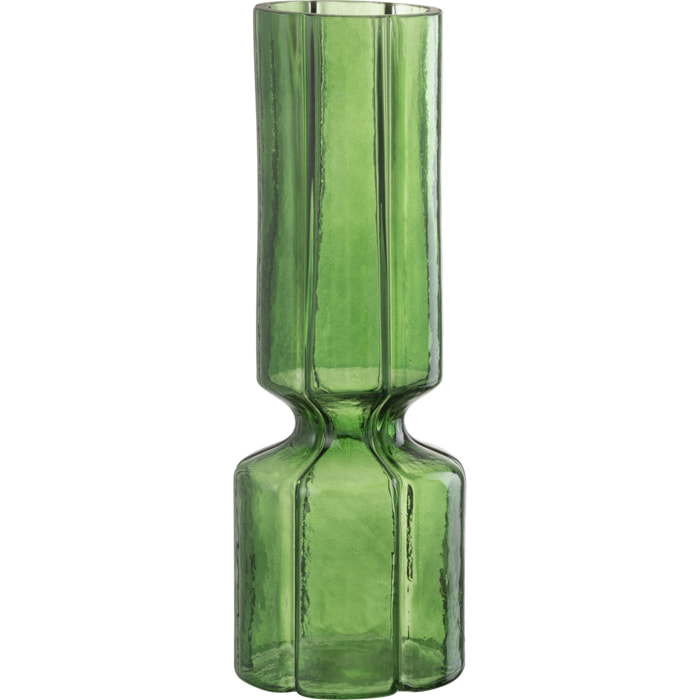 J-Line vase Jef Lignes - verre - vert