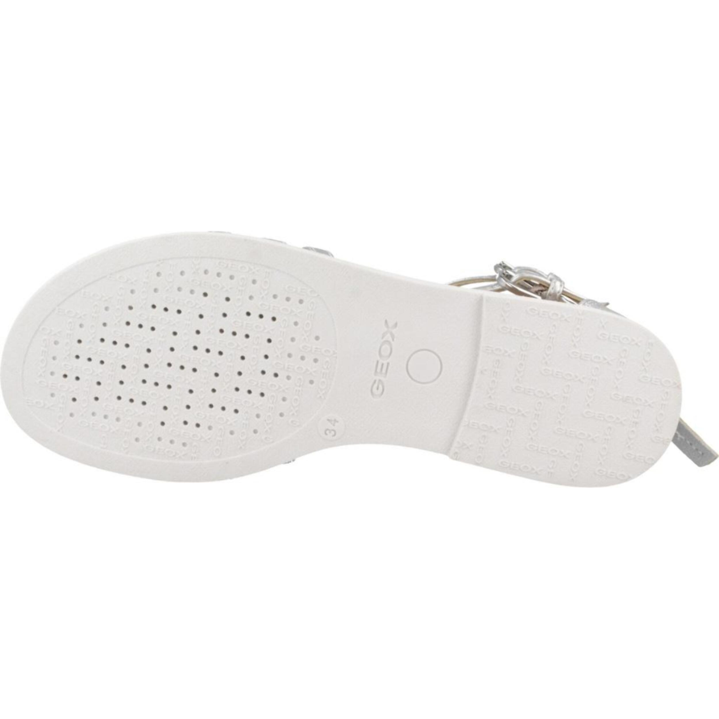 Sandalias Niña de la marca GEOX  modelo J SANDAL KARLY GIRL PLATA
