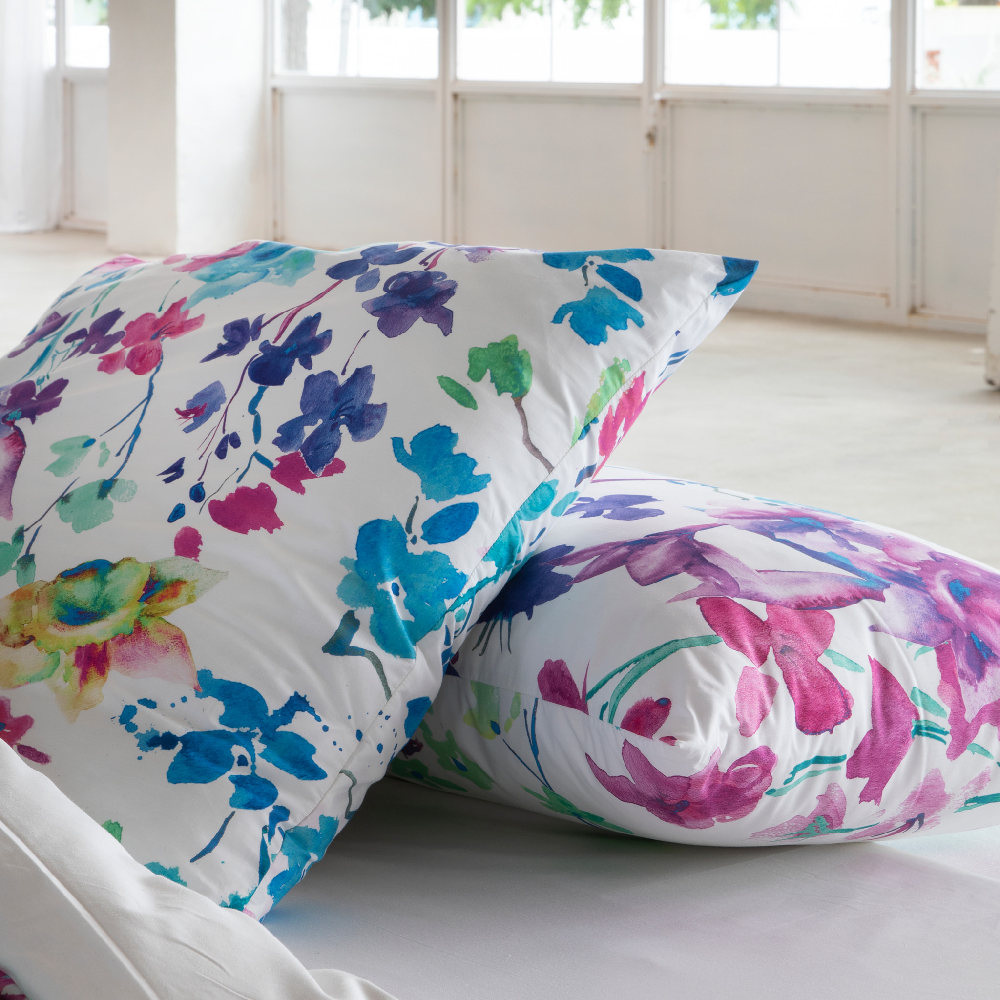 Funda nórdica 100% algodón 200 hilos Haku Blue