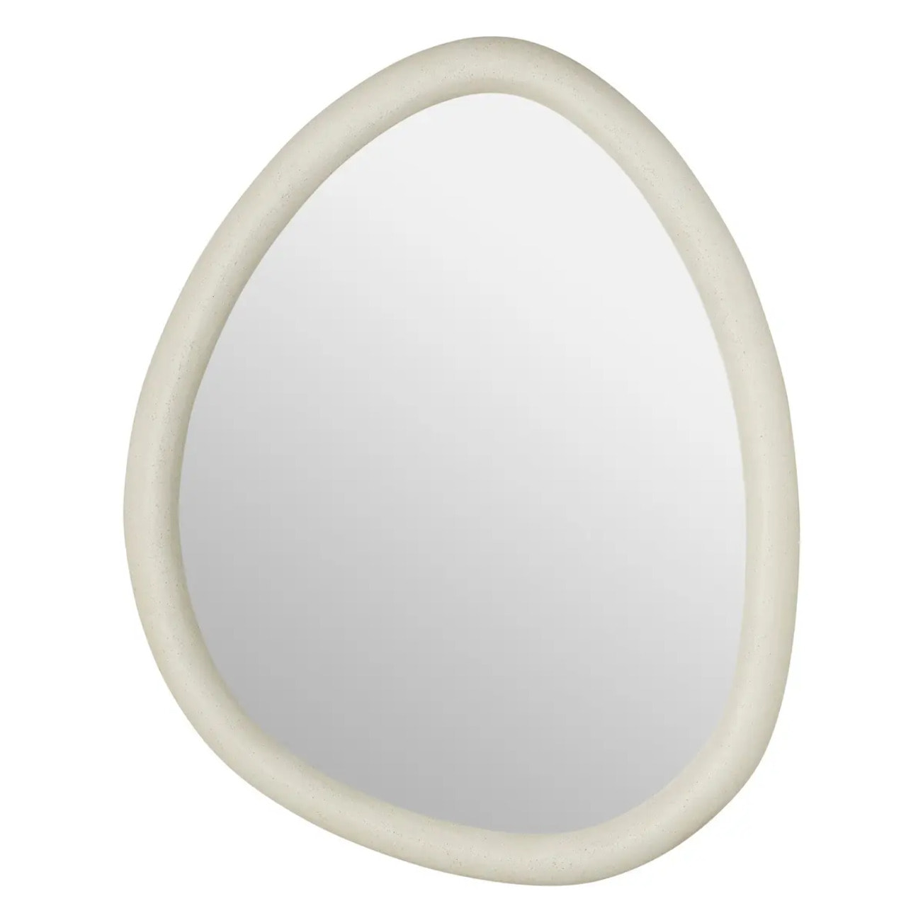 Miroir mural Chesni blanc 60x47cm