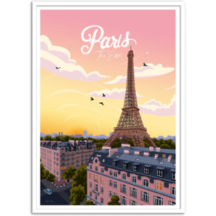 Affiche - Paris Tour Eiffel - Benoit Collet