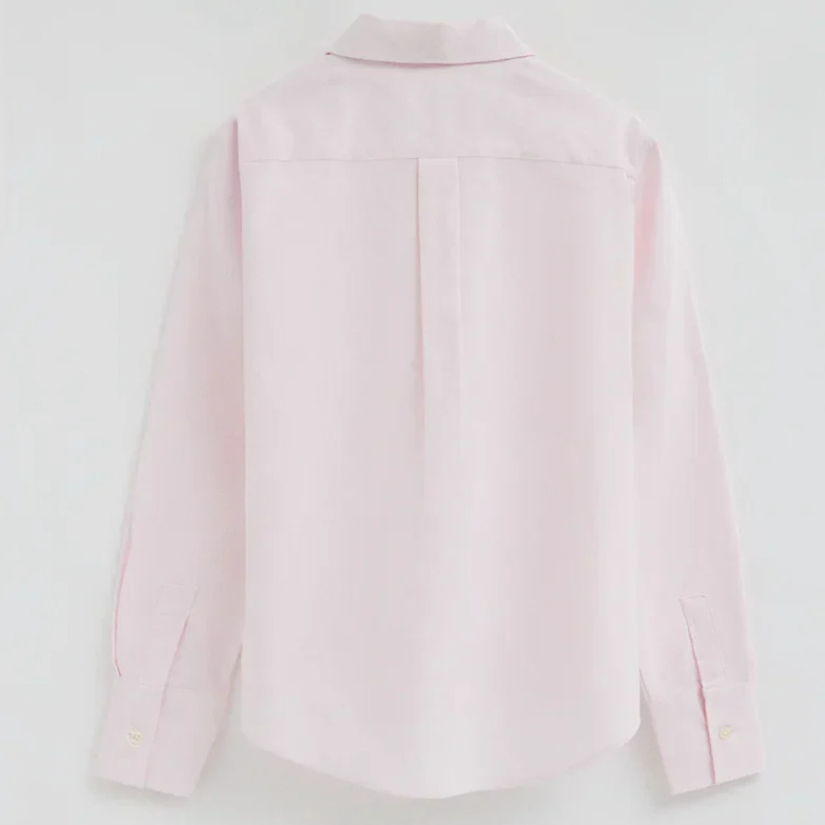 Camisa oxford rosa de corte regular con bordado Rigby Go