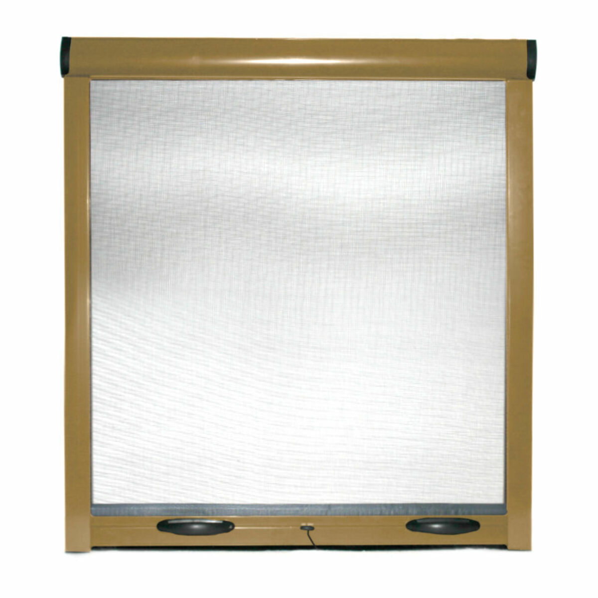 Zanzariera Universale A Rullo Avvolgibile Profilo Riducibile Regolabile Per Finestra Balconi Con Frizione Telaio Alluminio Oro 80 X 170 Cm