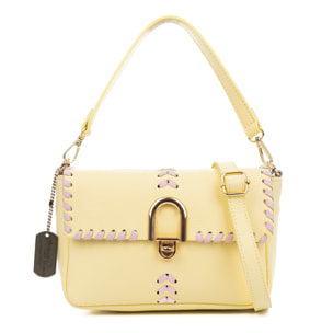 Basicò Bolso de mano Mujer. Piel auténtica Dollaro