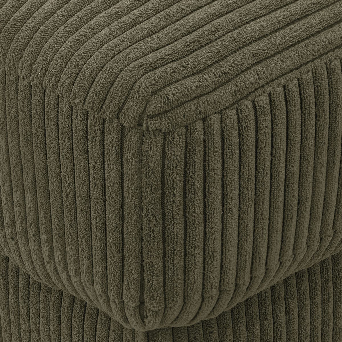 Pouf en velours côtelé - ROBIN