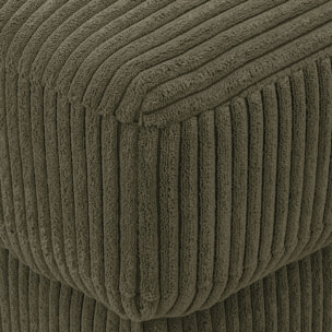 Pouf en velours côtelé - ROBIN