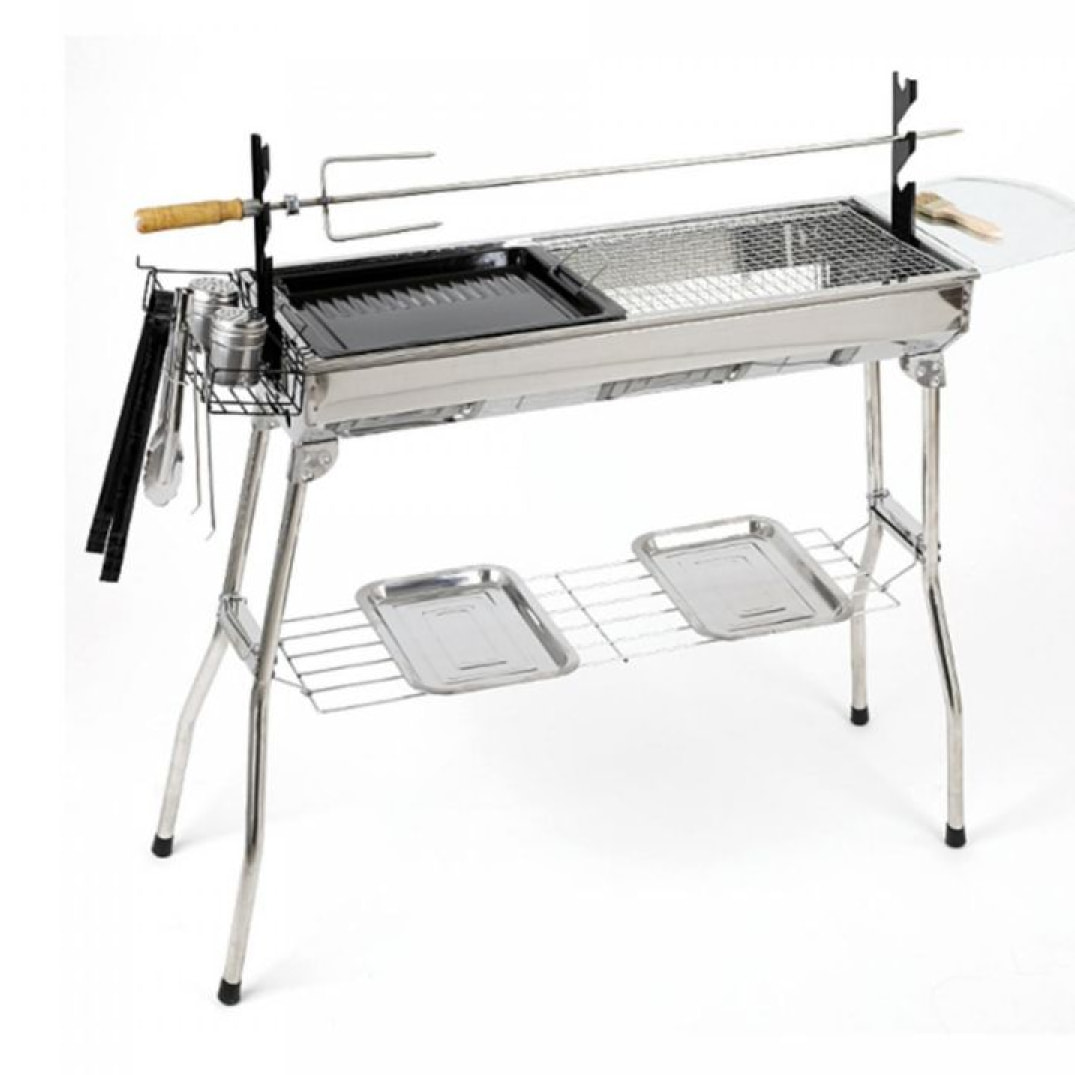 Barbecue grill en acier inoxydable Herzberg HG8112