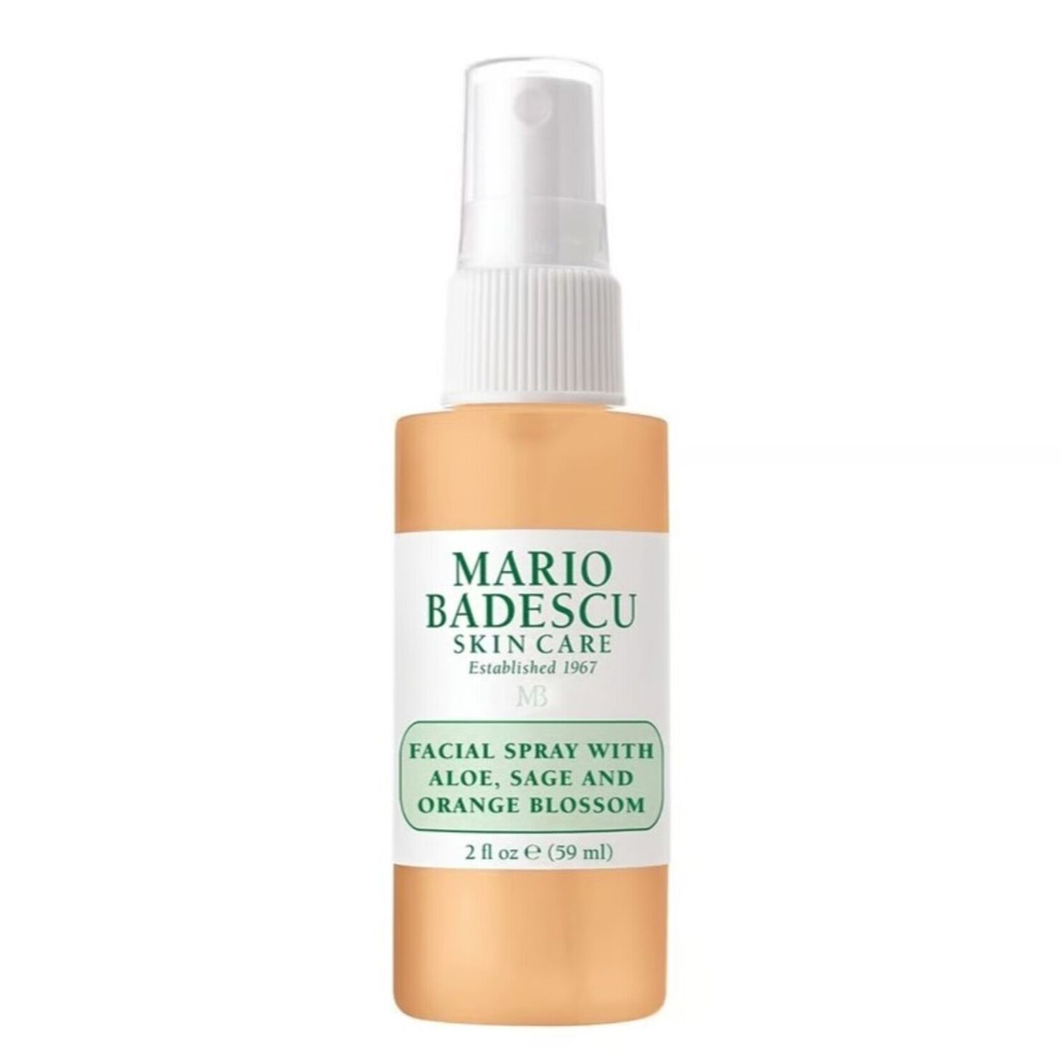 Facial Spray with Aloe,Sage & Orange Blossom - Spray visage à l'aloe vera, sauge et fleur d'oranger 59 ml