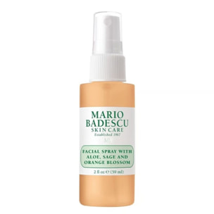 Facial Spray with Aloe,Sage & Orange Blossom - Spray visage à l'aloe vera, sauge et fleur d'oranger 59 ml