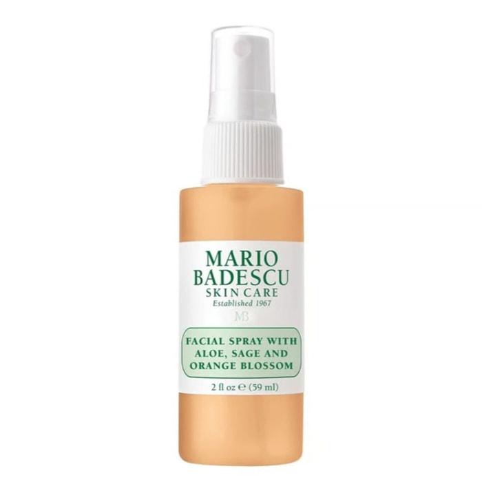 Facial Spray with Aloe,Sage & Orange Blossom - Spray visage à l'aloe vera, sauge et fleur d'oranger 59 ml