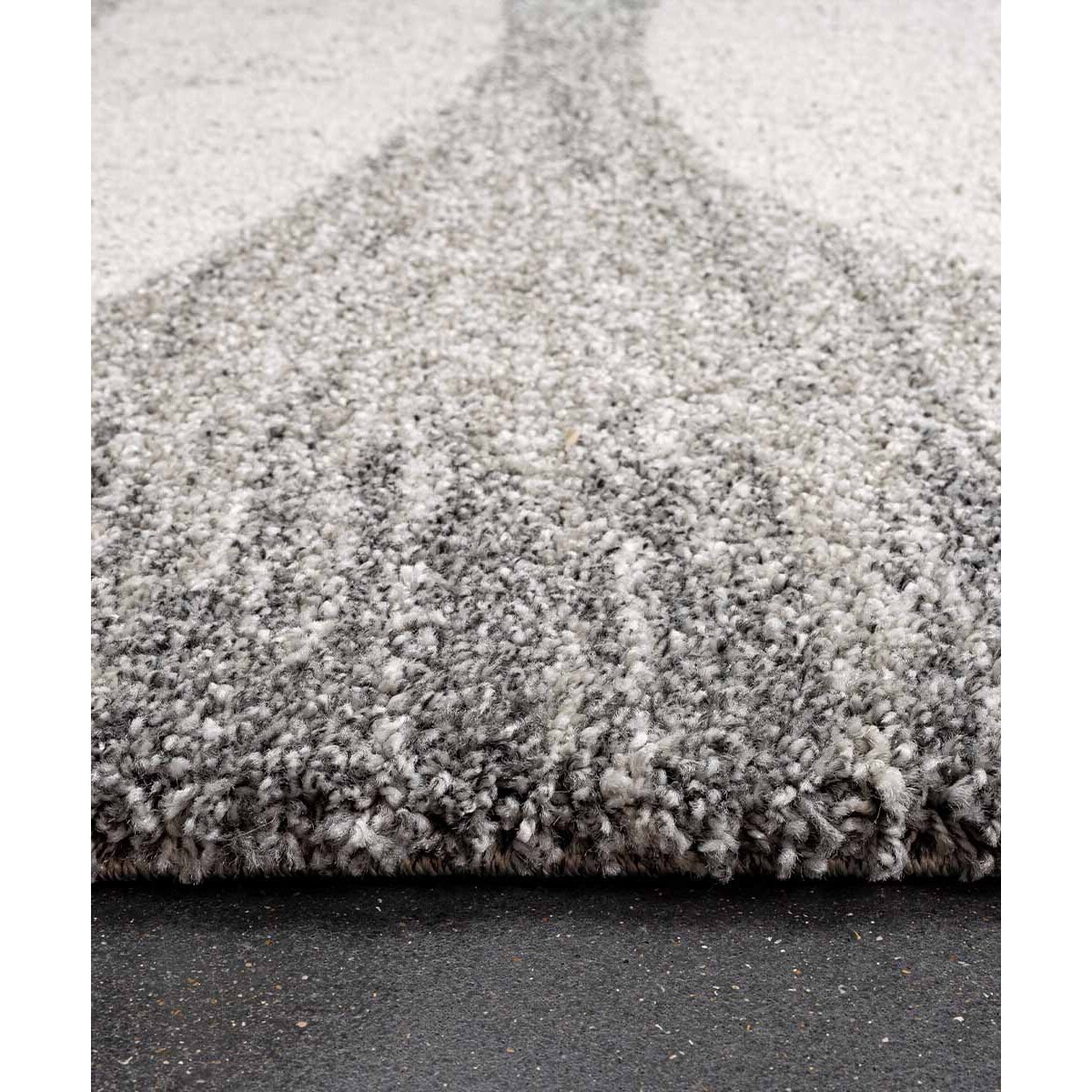 Tappeto Stile Geometrico Soggiorno Salotto Grigio