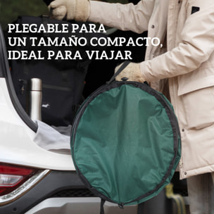 Set de 4 Bolsas de Basura de Jardín 86L Bolsas para Residuos Resistentes con Asas Fijación de Botones y Diseño Pop-Up Plegables y Reutilizables