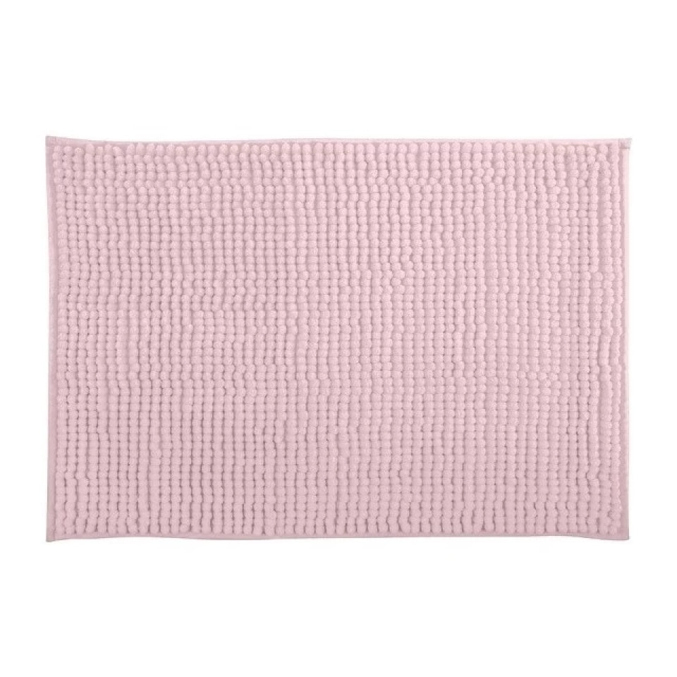 Tapis de bain Microfibre CHENILLE 50x80cm Rose Pastel MSV