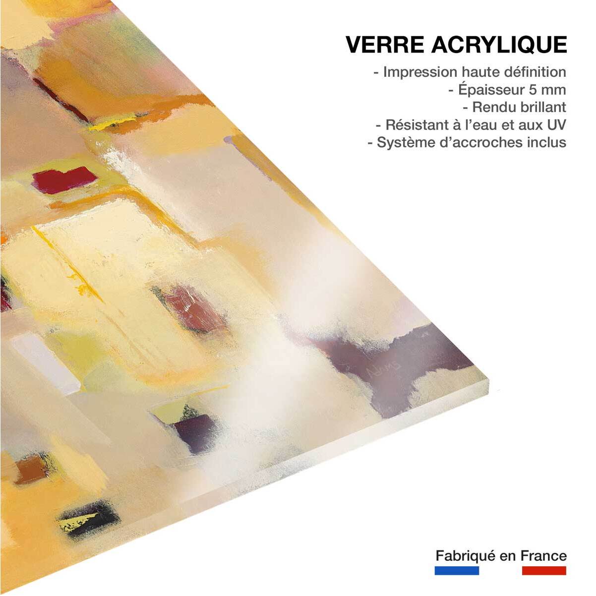 Tableau casa ocre Tableau plexiglas