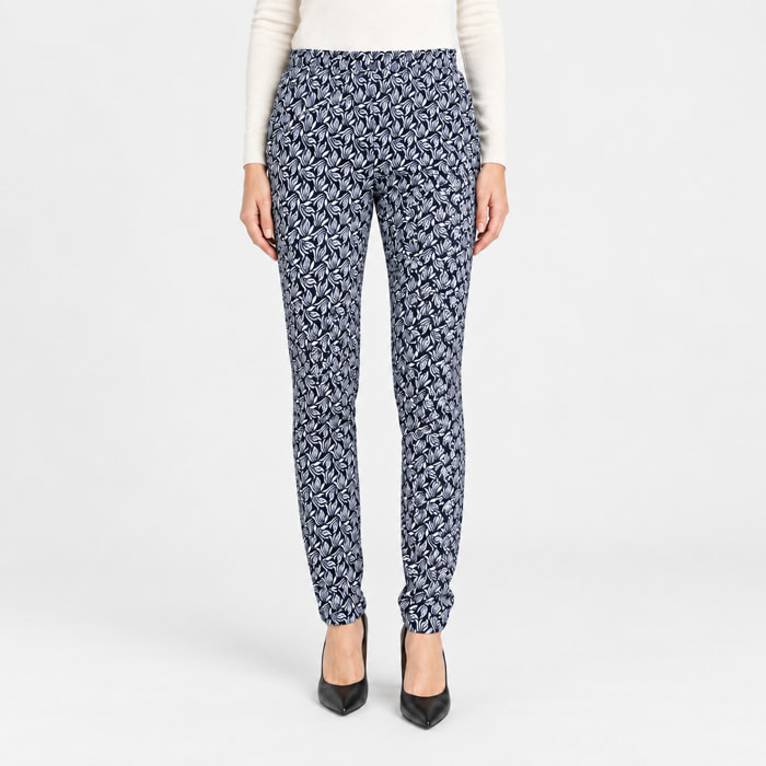 PANTALONE FLUIDO. MOD T771. Vita regolare e gamba regolare