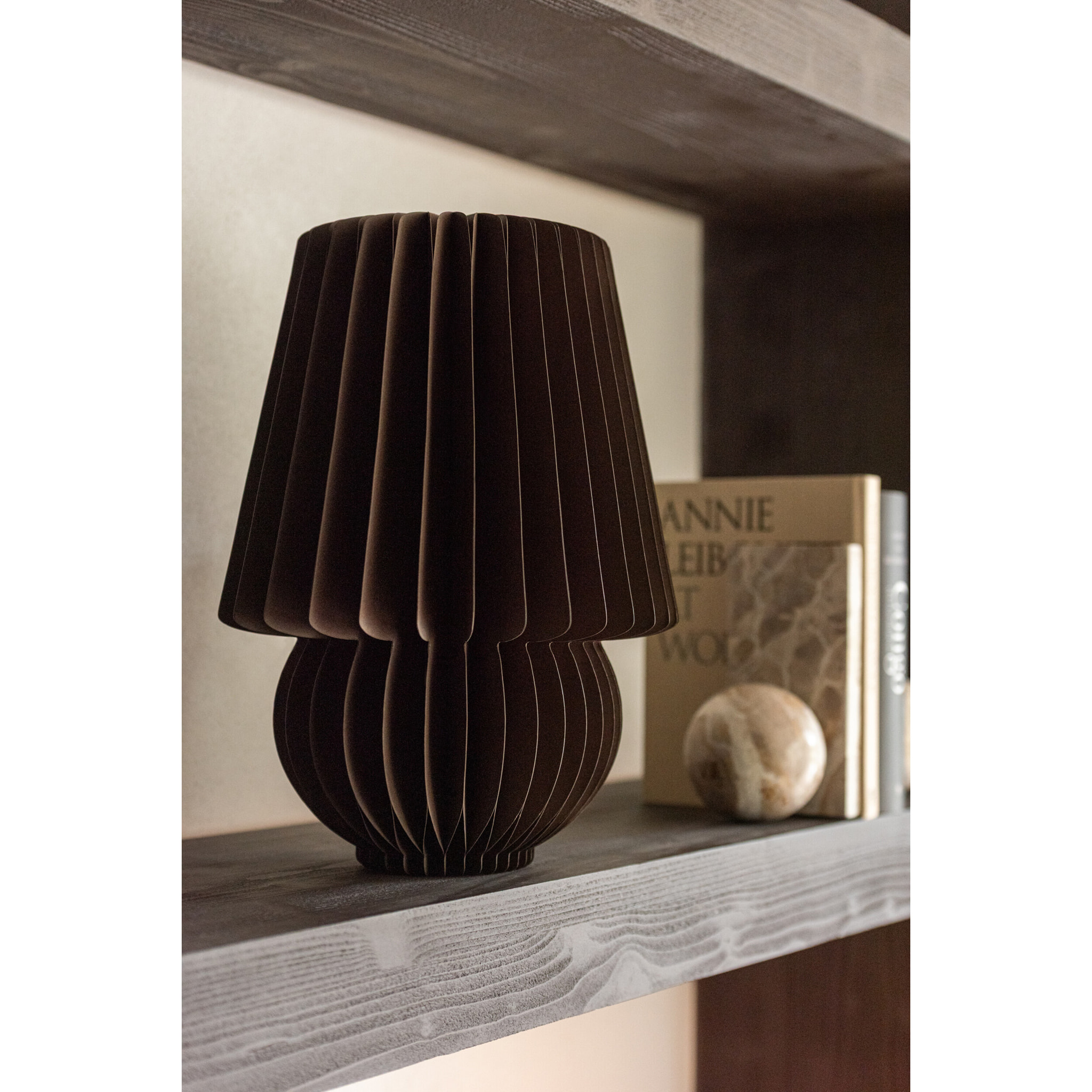 J-Line photophore Cindy Craquele - verre - argent - medium