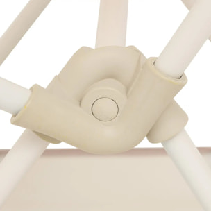 Chaise camping pliable beige