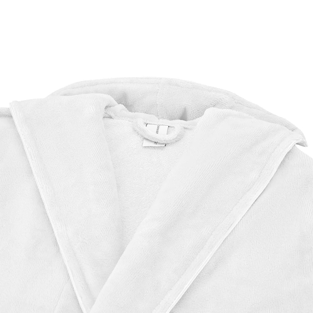Peignoir coton mélangé 300 g/m² uni blanc Teddy blanc