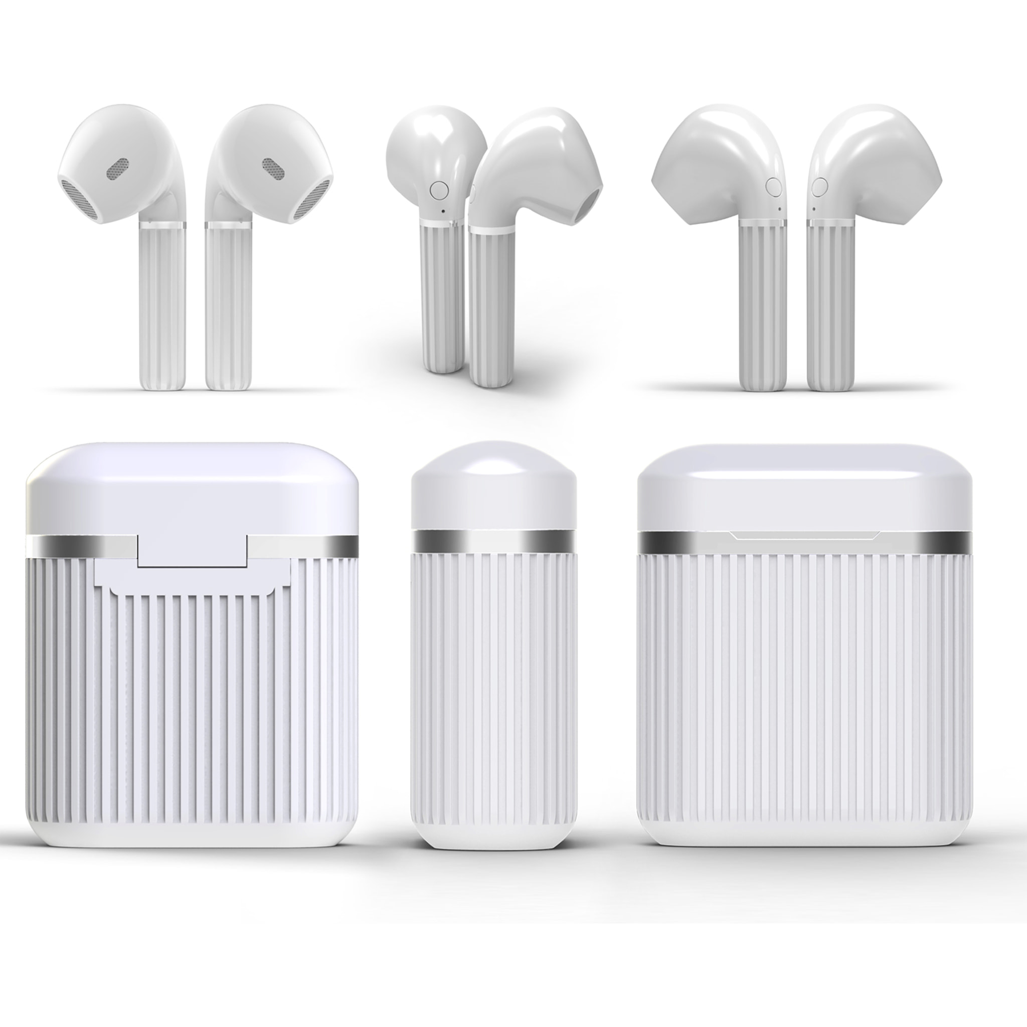 Ecouteurs Earbox Power Induction Blanc