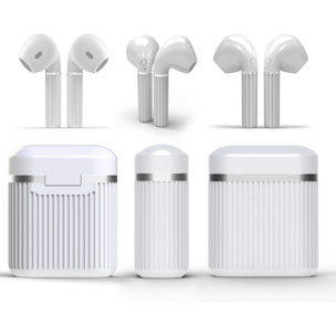 Ecouteurs Earbox Power Induction Blanc