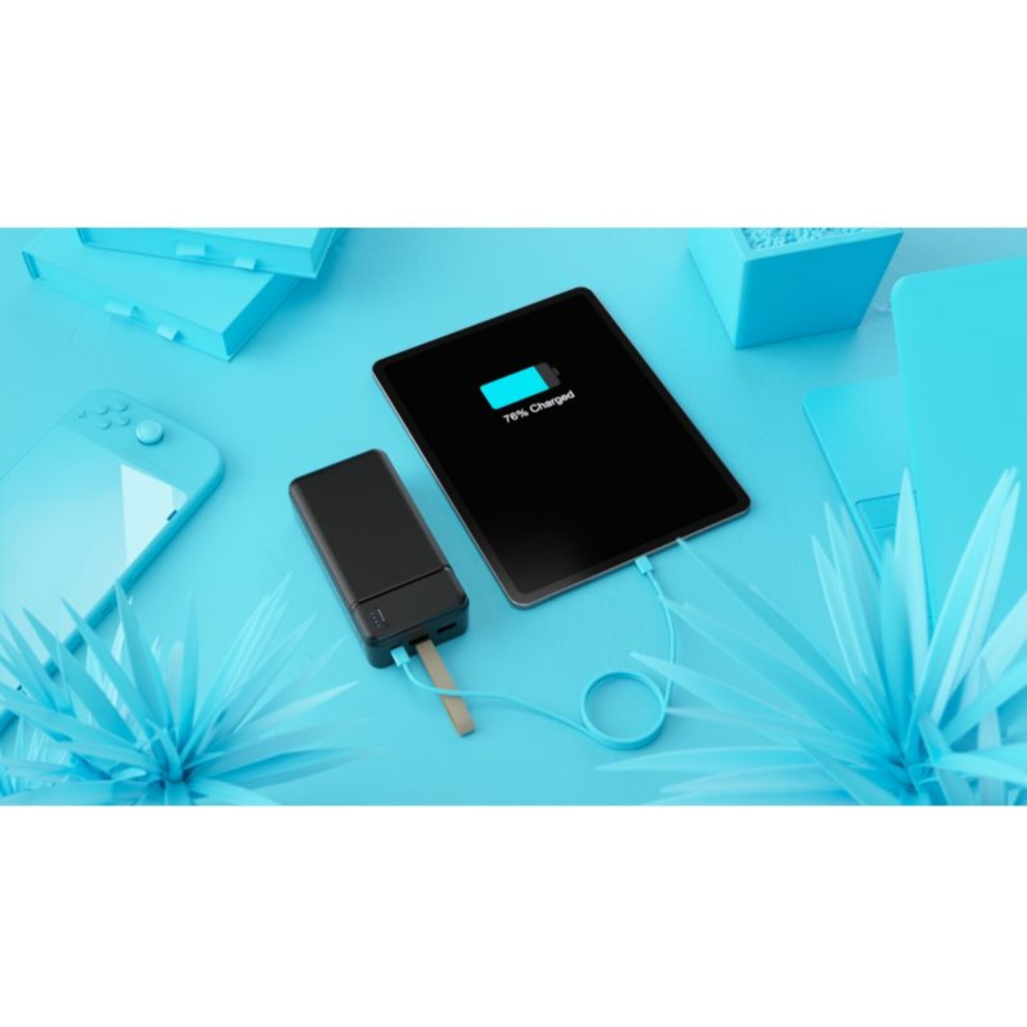 Batterie externe XMOOVE 30 000 mAh noir travel