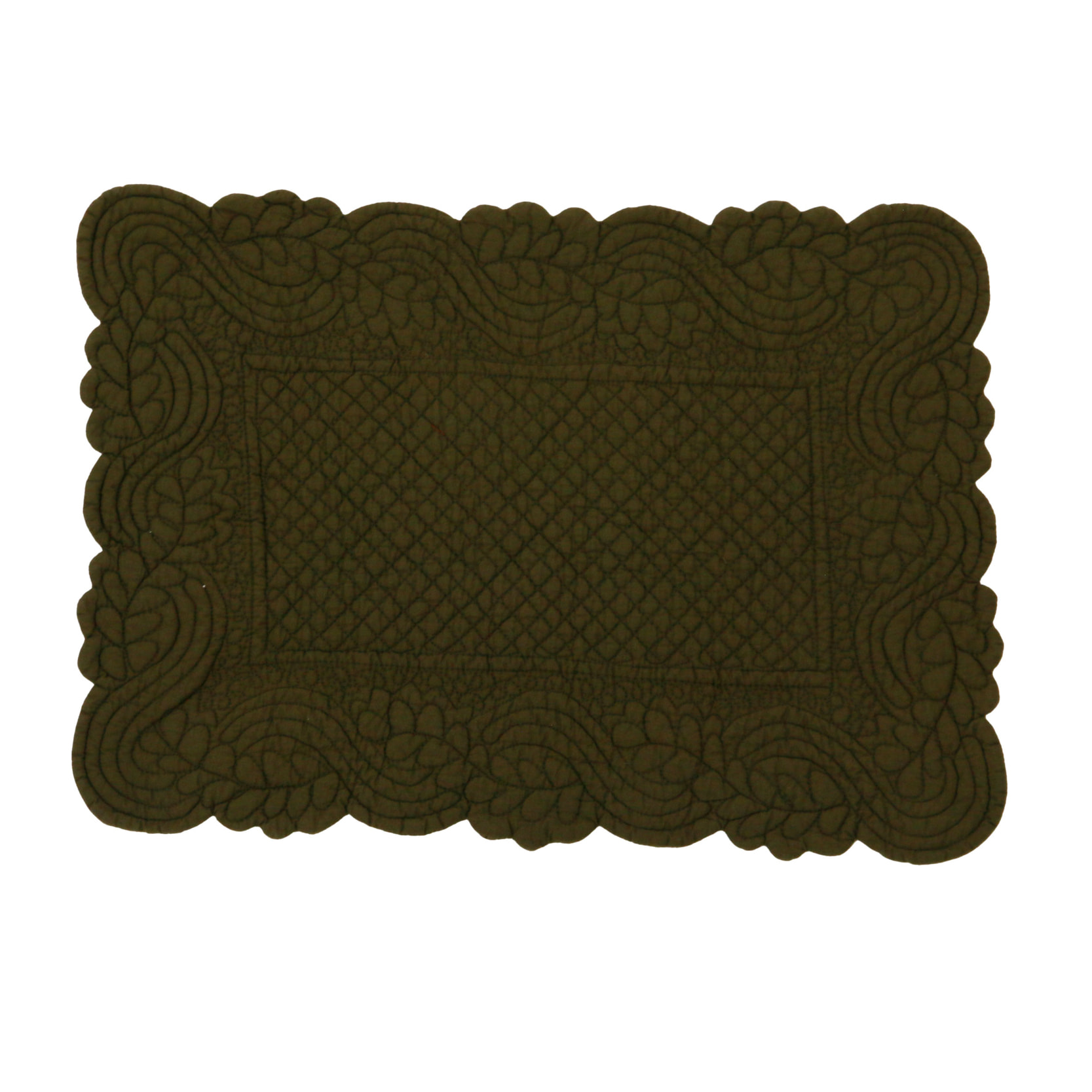 Set de table morphée miel - Kaki