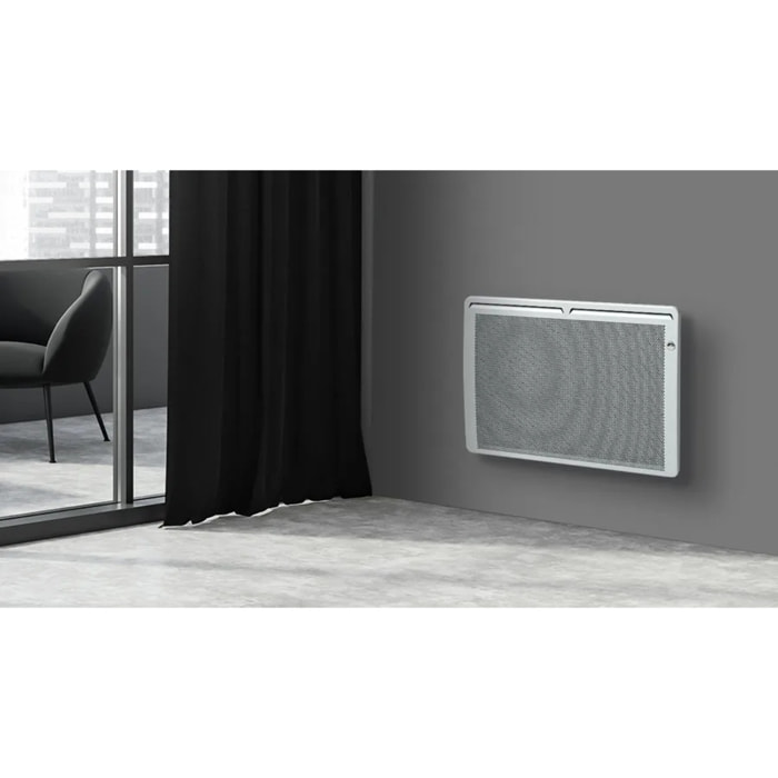 Radiateur Panneau Rayonnant Tactile Aluminium Blanc 1000W